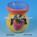 Home decoration ceramic oil burner with fruit figure